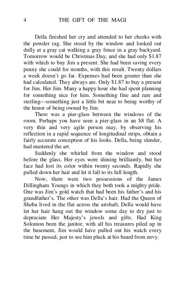 Gift Of Magi Pdf